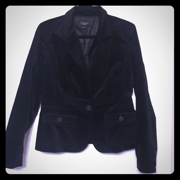 Talbots Velvet Blazer - Picture 1 of 4